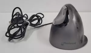 Evoluent Vertikale Maus 4 rechts USB kabelgebunden Jacklo VM4R Optisch GETESTET Grau - Bild 1 von 16