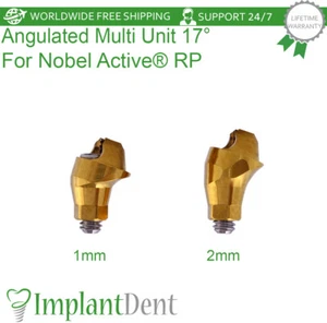 1x Dental Angulated Multi Unit 17° Prosthetic RP Conical Hex 2.65mm - Picture 1 of 3