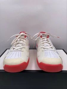 Scarpe da tennis atletiche Wilson Rush Pro WRS317700 bianche rosa corallo taglia 9,5 - Foto 1 di 8