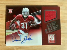 2015 Panini Donruss New Breed Jersey Auto David Johnson #NBA-DAJ Rookie Auto RC
