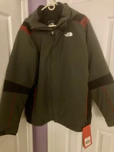 Mens The North Face Kardiak Triclimate Insulated Ski Jacket Gray/Red Sz XXL NWT - Picture 1 of 5