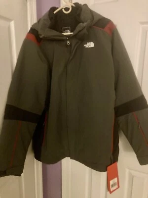 Mens The North Face Kardiak Triclimate Insulated Ski Jacket Gray/Red Sz XXL NWT - Image 1 of 4