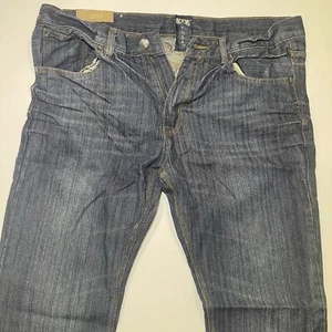 Fusai Jeans Mens 38x34 1997 Straight Denim 100% Cotton Embroidered Whiskered - Picture 1 of 10