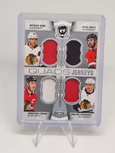 2022-23 Upper Deck the Cup Quads Jerseys Blackhawks /25 - Picture 1 of 2