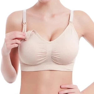 Maternity Bras Wirefree Nursing Pregnancy Clothes Prevent Sagging Feeding Bra - Picture 1 of 17