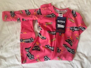 BONDS Baby Wondersuit Back To The Future Size 0 6-12 Months All In One - Picture 1 of 2