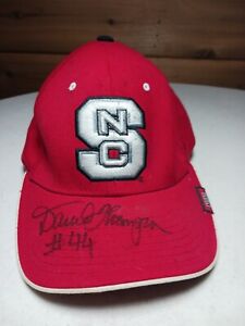 David Thompson NC State Wolfpack Autographed Hat NCAA #44 (T)