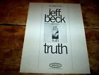 JEFF BECK ( TRUTH ) Vintage 1968 Crawdaddy magazine PROMO Ad NM-