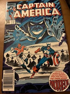 CAPTAIN AMERICA Issue # 306 June 1985 Marvel Comics f. CAPTAIN BRITAIN Comic - Picture 1 of 2