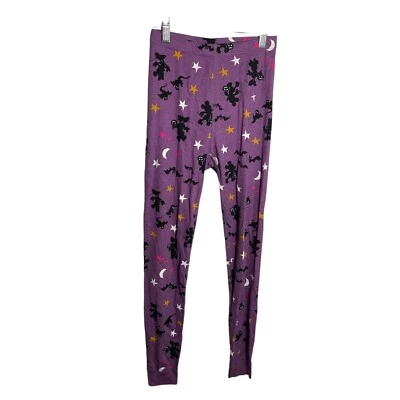 Hanna Andersson Disney Girl's 10 Pants Purple Halloween Pajama Bottoms - Image 1 of 4