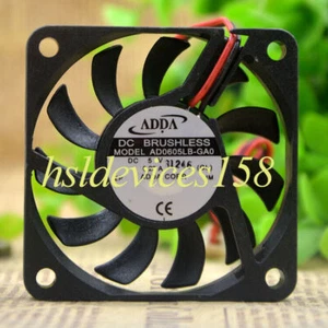 1pc ADDA AD0605LB-GA0 5V 0.28A 6010 6CM 2-wire Cooling Fan - Picture 1 of 3