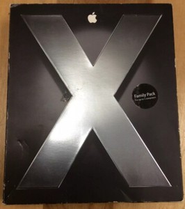 Mac OS X Tiger 10.4 Apple Macintosh Operating System Software OSX Big Box 2005 