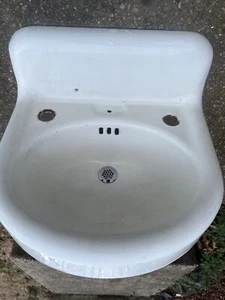 1942 genuine American Standard cast iron sink porcelain - Picture 1 of 2