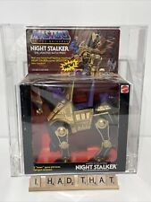 Vintage MOTU Masters of the Universe Night Stalker Sealed 1987 With Acrylic Case