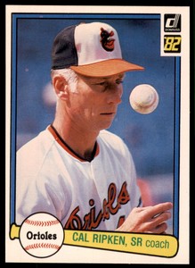 1982 Donruss Cal Ripken, Sr. Baltimore Orioles #579