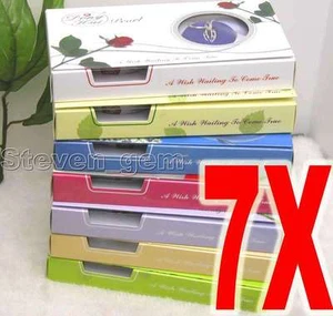 Collana Ciondolo Cuore Wish Pearl All'ingrosso 7 Scatole per Donna Catena Ostriche - Foto 1 di 8