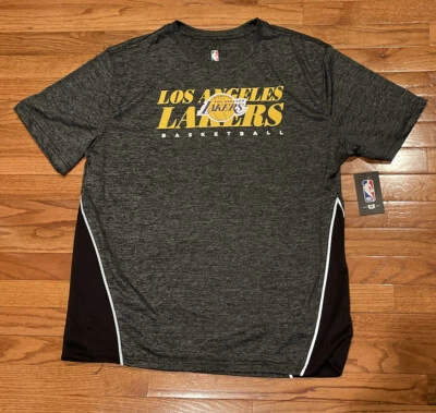 Men's UNK Ultra GAME Los Angeles Lakers Short Sleeve Performance Shirt NWT XL - Image 1 of 2