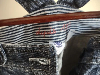 petite bateau dress baby jean dress  - Image 1 of 4