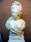 bust SCULPTURE statue DECO patina sand Marie antoinette (armed plate) H54cm