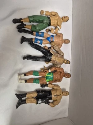 Lote de 5 figuras de acción sueltas de lucha libre WWE Mattel  Foto 1 de 2