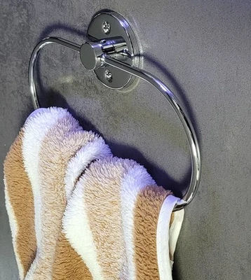 Standard Handtuchring Handtuchhalter Metal verchromt "ProduktEconomy" - Bild 1 von 4