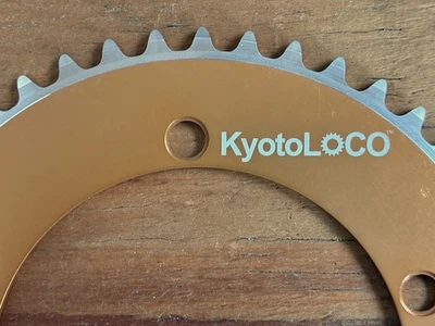 Nuevo de Lote Antiguo Plato Mensajero Sugino Kyotoloco Zen 46t 130bcd 1/8" Pista Dorada Japón Foto 1 de 4