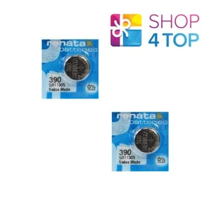 2 Pilas Renata 390 Sr1130Sw Plata 1.55V Batería Reloj 10Bl NUEVO - Imagen 1 de 1