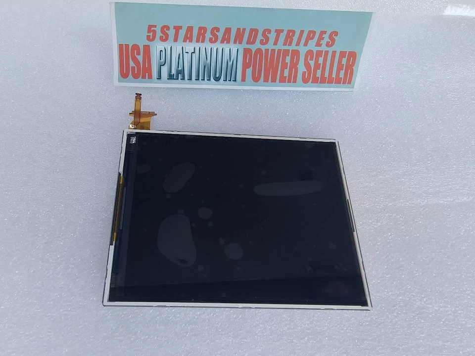 LOWER BOTTOM IPS LCD Screen Display Nintendo NEW 3DS XL NEW3DSXL REDSV RED-001 - Image 1 of 4