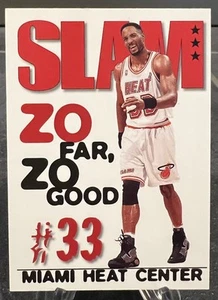 1996-97 Skybox Alonzo Mourning SLAM Cover Basketball Card#323 Miami Heat - Picture 1 of 2