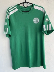 CELTIC FC 2020/2021 TRAINING SHIRT FOOTBALL JERSEY GREEN ADIDAS SZ L MEN - Picture 1 of 8