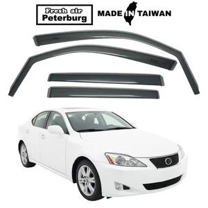 for LEXUS IS220-IS250 2006-2013/5 IN-CHANNEL RAIN GUARDS WIND DEFLECTOR 4PCS - Picture 1 of 9