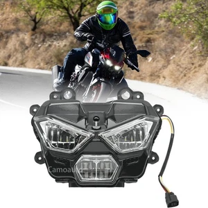 LED Headlight Assembly Hi/Low Beam DRL Headlamp For Kawasaki Z 500 Z500 SE 2024+ - Foto 1 di 11