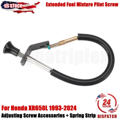 Tornillo piloto mezcla combustible extendido para Honda XR650L 1993-2024 2023 2022 2021 2020 Foto 1 de 4