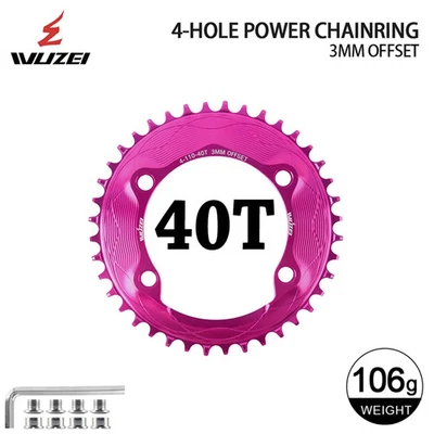 Rueda dentada para bicicleta de carretera 110BCD medidor de potencia plato 1 piñón para bicicleta para SRAM Foto 1 de 4