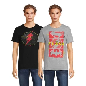 Men's The Flash DC Comics Graphic T-Shirts, 2-Pack - Picture 1 of 4