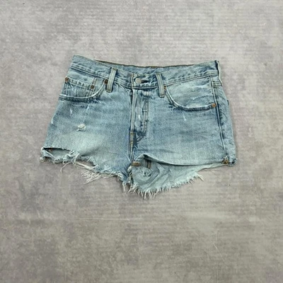 Levi's Shorts levi 501 cut off denim shorts Women's 27 - Image 1 of 4