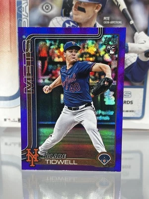 2025 Topps Update Series Blade Tidwell Purple Foil RC /250 #US22 🔥 - Image 1 of 2