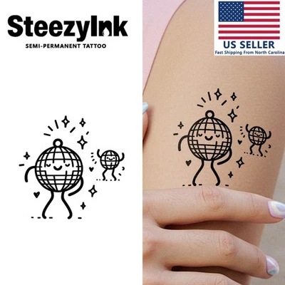 Tatuaje temporal SteezyInk Danza dura hasta 2 semanas 3 x 3 pulgadas Foto 1 de 4