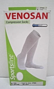 VENOSAN SPORTSLINE KOMPRESSIONSSTRÜMPFE 20-30 mmHg geschlossene Zehe weiß NEU - Bild 1 von 3