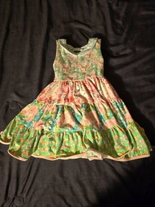 Abito SweetHoney bambina boutique con volant taglia 4T senza maniche adorabile - Foto 1 di 3