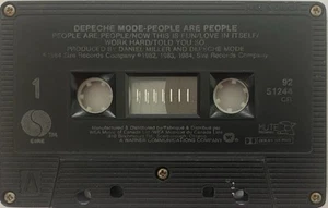 DEPECHE MODE - PEOPLE ARE PEOPLE CASSETTE TAPE SIRE 9251244 CANADIAN ISSUE 1984 - Picture 1 of 2
