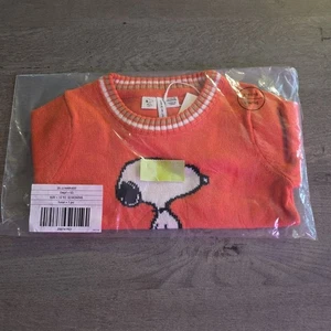 Janie and Jack Jungen Baby Peanuts Snoopy Pullover Größe 12-18M orange  - Bild 1 von 2