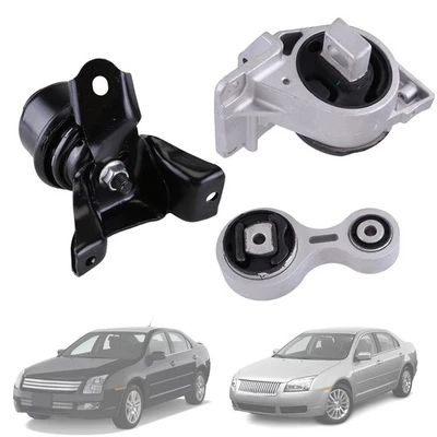 NEW Engine Mount Kit Fits Ford Fusion Mercury Milan 2006-2009 2.3L 3.0L 2WD Foto 1 de 4