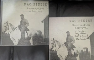 MAC SINISE RESURRECTION & REVIVAL LPs PARTS I & II SIGNED VINYL RECORD US 2024 - Picture 1 of 1