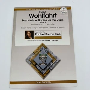 Franz Wohlfahrt Foundation Studies for Viola Book 2 K. H. Aiqouni R. Pine - Picture 1 of 7