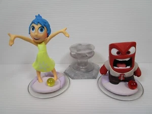 Disney Infinity 3.0 Inside Out Set -- Joy + Anger + Playset Piece Crystal -- - Picture 1 of 1