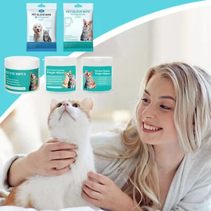 Dog Teeth Cleaner Finger Wipes 212X/Set Deep Cleaning Dog Grooming Wipes lovely - Picture 1 of 8