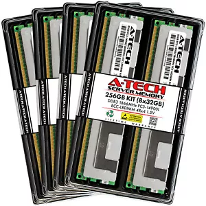 256GB 8x 32GB PC3-14900L LRDIMM ASUS Z9NH-D12/10G Z9PA-D8 Z9PE-D16/2L Memory RAM - Picture 1 of 5