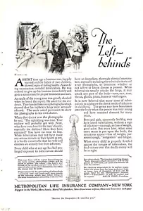 James Montgomery Flagg Metropolitan Life Advertisement " The Left-Behinds " - Picture 1 of 1