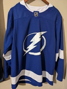 Adidas Authentic Tampa Bay Lightning Jersey; Size 52/L; Like New - Picture 1 of 5